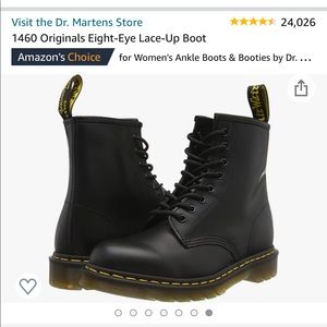Dr. Marten lace up boots!